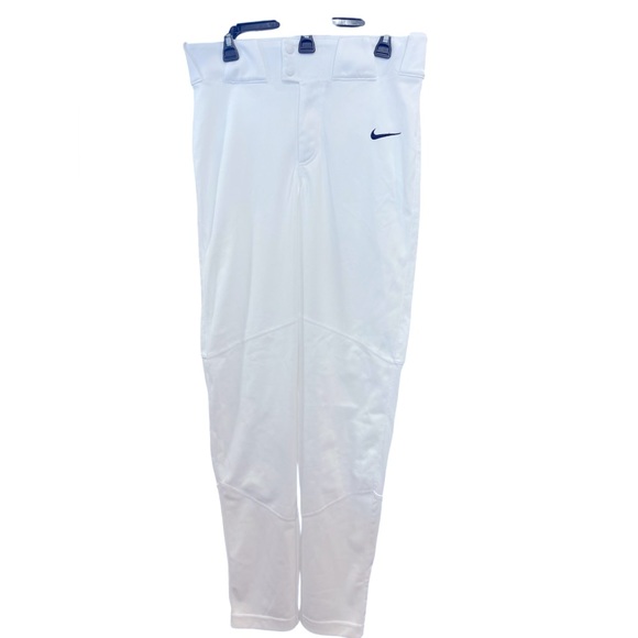 Nike Men’s White Baseball Pants with Black Swoosh - Picture 5 of 9